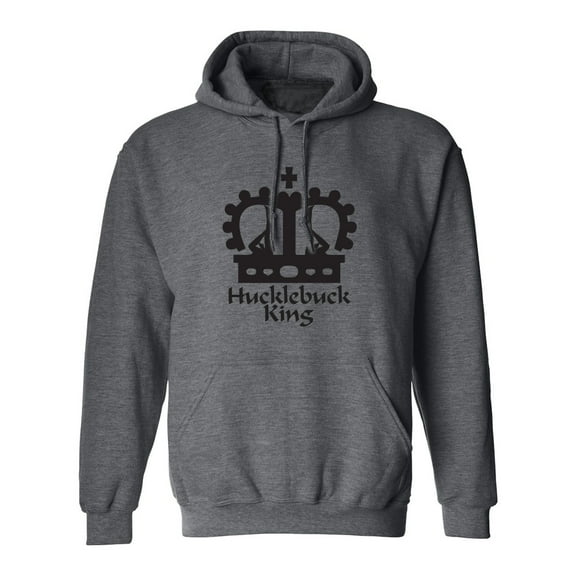 Hucklebuck King Adult Hooded Sweatshirt