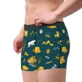 thumbnail image 2 of Yiaed Camping Print Men's Soft Cotton Boxer Shorts Breathable Boxers Underwear Moisture-Wicking Underwear Stretch Boxer Briefs for Man-XX-Large, 2 of 5