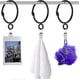 thumbnail image 4 of 2026 20 Pieces Metal Curtain Rings, Open And Closed Ring Hanging Hooks For Curtains And Rods, 50mm Internal Diameter (black), 4 of 4