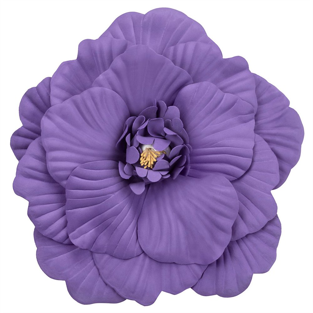 1 Pc, Large Foam Wedding Flower Wall Backdrop Decor 30 Cm Purple For