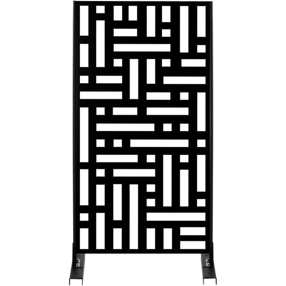 Miumaeov Outdoor Privacy Screen,Decorative Outdoor Privacy Screen Panels Stand Metal Privacy Screen Privacy Fence Panels for Outside Lawn Garden