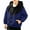 Blue, variant on Afuyipoi Boys Lightweight Jacket (1-9) Color-Block Zippered Hooded Spring Fall Outerwear Green Size 3T