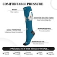 thumbnail image 5 of Compression Socks for Women and Men - Nurse Doctor Gnomes Compression Socks Circulation for Workout, 5 of 8