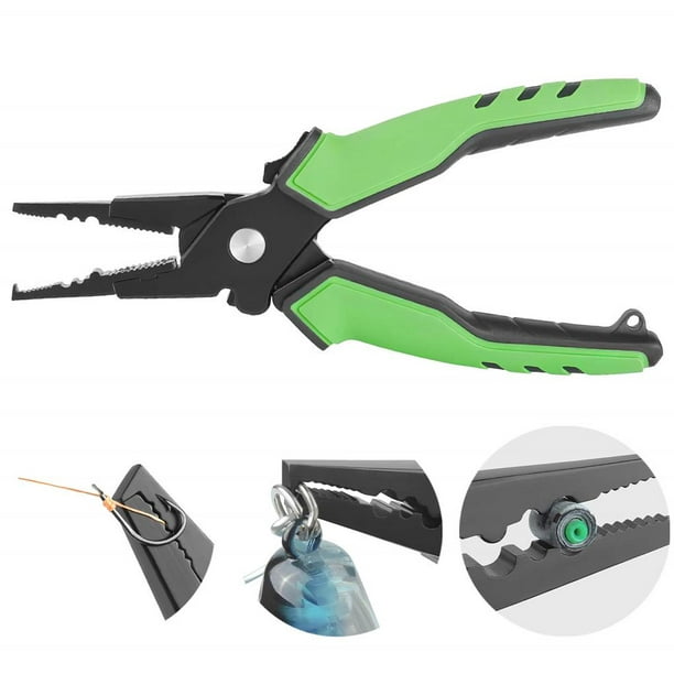 Aluminum Alloy Fishing Pliers Grip Set Easy to Multifunctional Use Split  Ring Cutters Line Hook Recover Fishing Tackle High Quality Fishing Tool