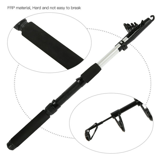 Outdoor Angling Rod, FRP Fishing Rod, Portable Saltwater Rod, Retractable  Fishing Rod, Outdoor For Hiking Travel Fishing 2.1m 