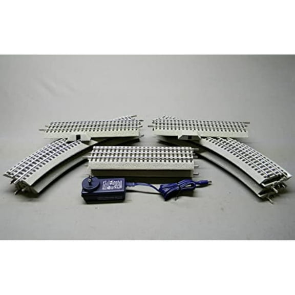LIONCHIEF FASTRACK 40" x 70" Oval w/Terminal Section, Plug-Expand-Play Section and Power Supply O Gauge (from Bulk Track)