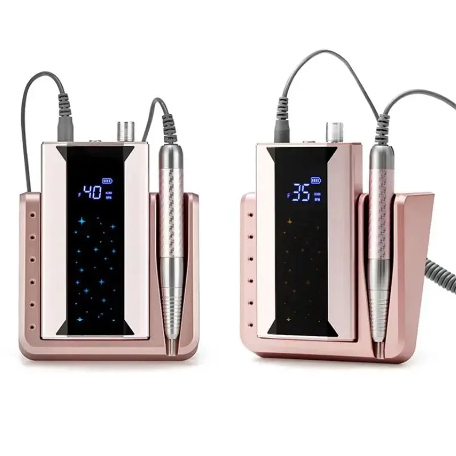 40000RPM Electric Nail Drill Machine 85W Handle Manicure Portable Polishing Tool Nail Drill Rechargeable Nail Art