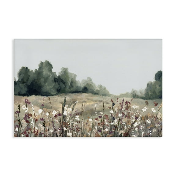 Stupell Industries Muted Meadows Landscape Canvas Wall Art design by Hannah Dawson, 16 x 24