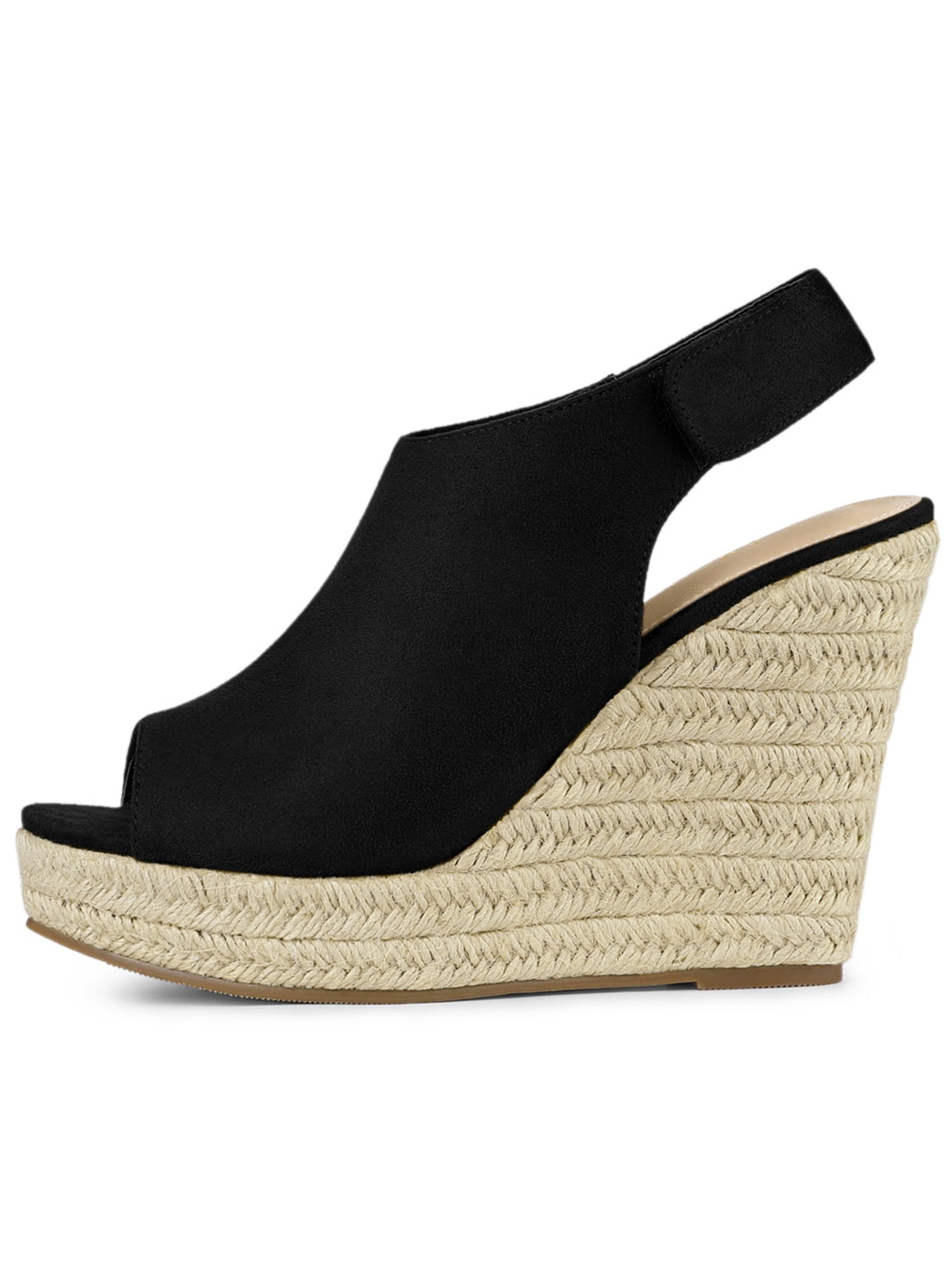 black wedges walmart