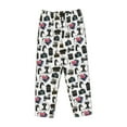 thumbnail image 4 of Naloa Cool Camera Print Women’s Ultra-Soft Comfy Pajama Lounge Pants with Pockets & Drawstring, 4 of 8