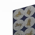 thumbnail image 2 of Luxe Metal Art 'Gilded Zodiac Signs' by Sue Schlabach, Metal Wall Art, 16"x12", 2 of 7