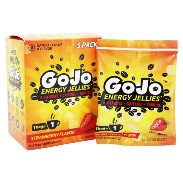 GoJo Energy Jellies Strawberry Flavor 5 Pack(s)