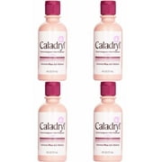 Caladryl Pink Skin Protectant Lotion Calamine + Itch Reliever 6 Fl Oz - 4 Pack