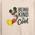 thumbnail image 3 of Mickey & Friends - Mickey Kind Is Cool - Women's Lightweight French Terry Long Sleeve Shirt, 3 of 5