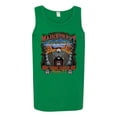 thumbnail image 2 of Wild Bobby, Main Street of America Route 66 Bike Motorcycle Cars and Trucks Mens Graphic Tank Top, Kelly, 2XL, 2 of 3