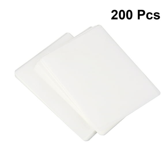 Raindrops 200 Pcs Laminating Sheets Self Sealing for Photos Files Rectangular Shape Water Proof