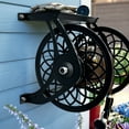 thumbnail image 4 of Suncast 125 ft. Slide Trak Metal Wall Mount Hose Reel, Black, 4 of 4