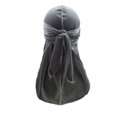 thumbnail image 1 of Wweixi Velour Headwraps Assorted Colors Long Tail Pirate Hat Windproof Single Layer Attractive Elasticity Comfortable Hair Bonnet Red Grey, 1 of 5