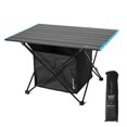 thumbnail image 1 of Table de Pique-Nique Pliante Extérieure avec Poche de Siège Bureau de Camping, 1 of 8