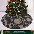 thumbnail image 6 of FMSHPON Scary Skull Camo Xmas Christmas Tree Skirt Stand Mat for Holiday Party Decoration Indoor Outdoor 36 inches, 6 of 6