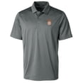 thumbnail image 2 of Men's Cutter & Buck Gray Texas Longhorns SEC Prospect Eco Textured Stretch Recycled Polo, 2 of 3