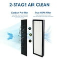thumbnail image 2 of Paq. 2 Filtros HEPA Repuesto PrimaPure H13 p/ Purificadores Aire GermGuardian FLT4825 AC4825, AC4825E, AC4850PT, AC4900CA, CDAP4500BCA, CDAP4500WCA, PureGuardian AP2200CA y Black & Decker BXAP148, 2 of 5