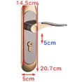 thumbnail image 5 of Miumaeov Universal Door Lock Handle Set 3 x Keys Security Home, 5 of 9