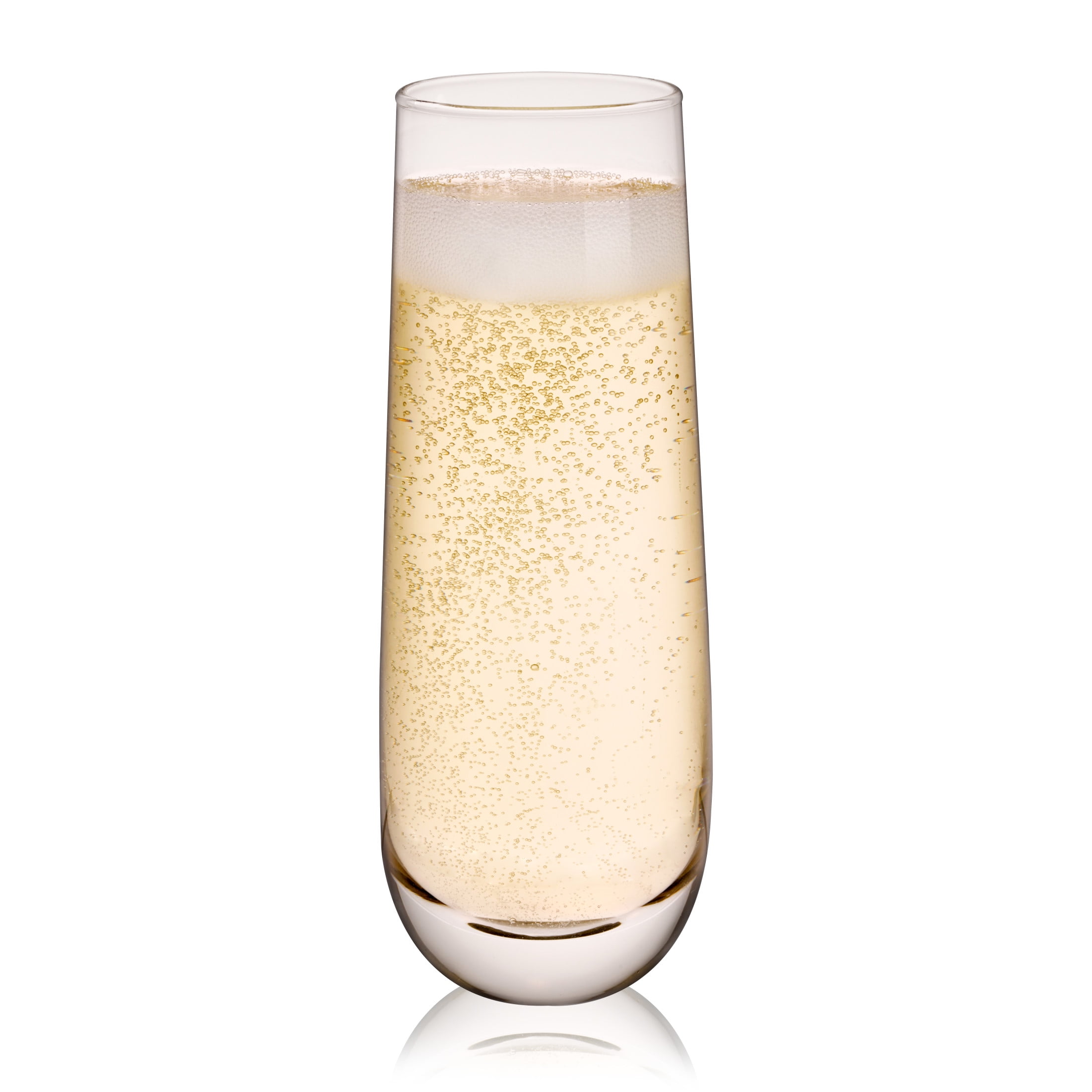 True Stemless Champagne Flutes for Birthday, Wedding Gifts, 9oz Set of 8