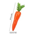 thumbnail image 3 of WEGFTDUOP Halloween Decor Thanksgiving Carrot Autumns Simulated Carrot Holiday Photo Props For Home Garden Thanksgiving Or Halloween Decoration Simulated Green Plant Ornaments Indoor Ornaments, 3 of 6