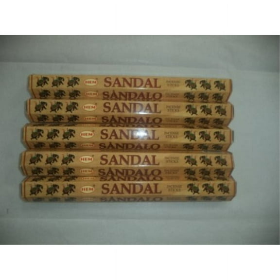 hem sandal (sandalwood) 100 incense sticks (5 x 20 stick packs)
