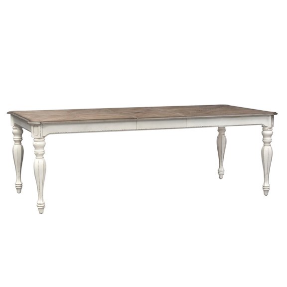 Liberty Furniture Industries, Inc. 7 Piece Leg Table Dining Room Set with 6 Wood Side Chairs