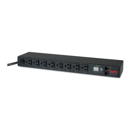 APC AP7800B Metered 1U 15A Rack PDU w/ (8) 5-15 Outlets