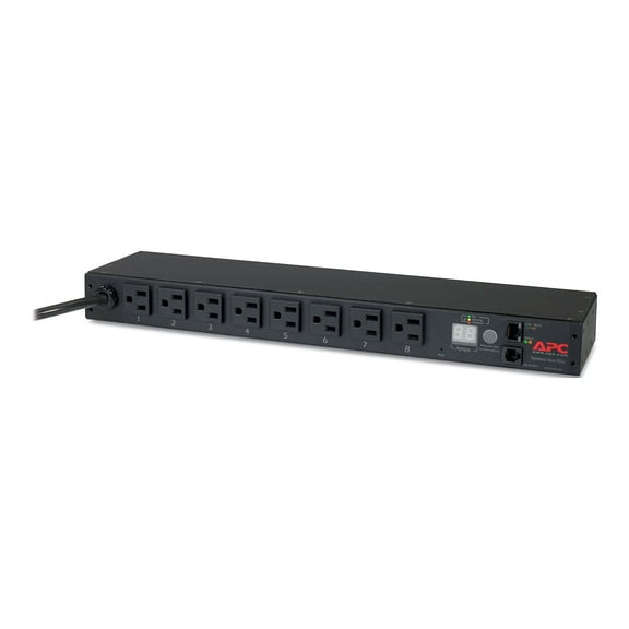 APC AP7800B Metered 1U 15A Rack PDU w/ (8) 5-15 Outlets