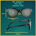 thumbnail image 3 of Flying Fisherman Sea Bean Floating Sunglasses - Black/Smoke, 3 of 6