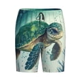 thumbnail image 4 of Fotbe Watercolor Turtle1 Pajama Shorts for Men, Men's Pajama Bottoms, Sleepwear,Short Pajama Pants-Large, 4 of 9