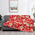 thumbnail image 2 of Naloa Lilies Flowers Flannel Blankets - Thick and Warm Blanket for Winter, Soft Fuzzy Plush King Blanket for All Seasons40"x30", 2 of 6