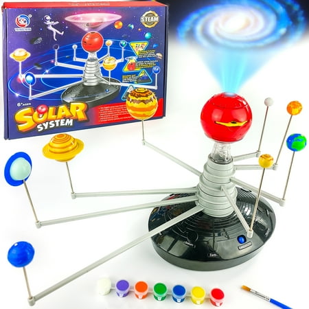 Bloonsy Child Solar System Model Kit with Planetarium Projector, Multicolor