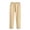 50Beige185, variant on Boy's Pants Solid Color Elastic Waist Trousers Kids Casual Wear Comfort Fit Straight Leg Dress Pant Home Lounging Soft Comfortable Slacks