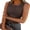 Coffee, variant on Tank Tops for Women Sleeveless Henley High Neck Summer Casual Ribbed Slim Shirts Racerback Beach Vacation Clothes Royal Blue Small