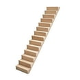 thumbnail image 2 of Kokiya 1/12 Dollhouse Unpainted Staircase Stair Stringer Step Model for scape, 2 of 9