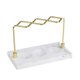 thumbnail image 1 of Organizador de maquillaje Soporte para cepillo de dientes con base de vetas de mármol para encimera de tocador de baño Almacenamiento de cepillos cosméticos tholdsy JJ24040-00B, 1 of 6