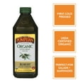 thumbnail image 3 of Pompeian USDA Organic Robust DEF29 Extra Virgin Olive Oil, Contains Polyphenols, First Cold Pressed, Full-Bodied Flavor, Perfect for Salad Dressings & Marinades, 48 FL. OZ, 3 of 8