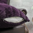 thumbnail image 5 of Home Soft Things Super Soft Decorative Pillow Covers, Set of 4, 20x20 inches, Blackberry, 5 of 5