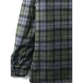 thumbnail image 5 of Ma Croix Mens Long Sleeve Padded Flannel Jacket with Hood, 5 of 6