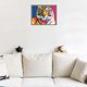 thumbnail image 2 of DIY 5D Diamond Painting 7198 Colorful Tiger 25X30 Taladro completo yeacher pintura de diamante, 2 of 6