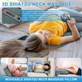 thumbnail image 4 of Full Body Massage Mat with Heat & Movable Shiatsu Neck Back Massager Pillow & Foot Massager, Massage Mattress Pad with Top Pillow & Lumbar Support,9 Massage Modes,10 Vibration Motors & 3 Heating Pads, 4 of 18