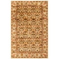 thumbnail image 5 of SAFAVIEH Antiquity Francine Floral Bordered Wool Area Rug, Gold, 8' x 8' Round, 5 of 10