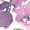Purple, variant on ZHENHONG Graphic Tees for Women, Women's Printed Fashionable Casual Round Neck and Three Quarter Sleeve Top Going Out Tops