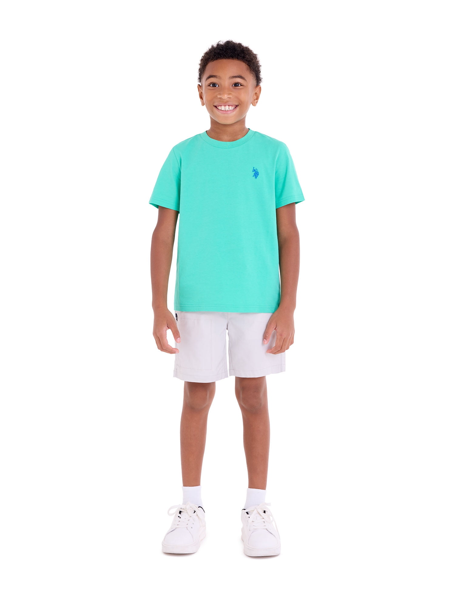 U.S. Polo Assn. Boys Crewneck T-shirt, Sizes 4-18