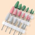 thumbnail image 4 of 18 pcs Silicone Nail Drill Bit Manicure Nail Drill Bit Cuticle Cleaner Drill Bits for Grinding, 4 of 4